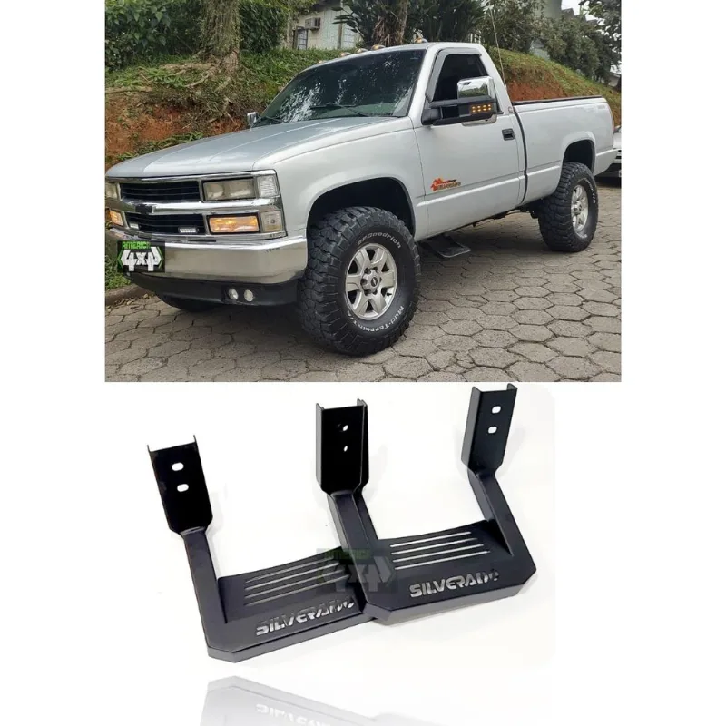 Par Estribo Modelo Bully Silverado