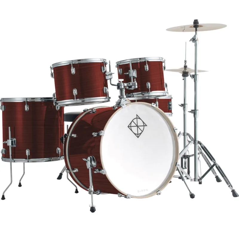 Bateria Acústica 5 Peças Série Spark PODSP522ACRD - Dixon