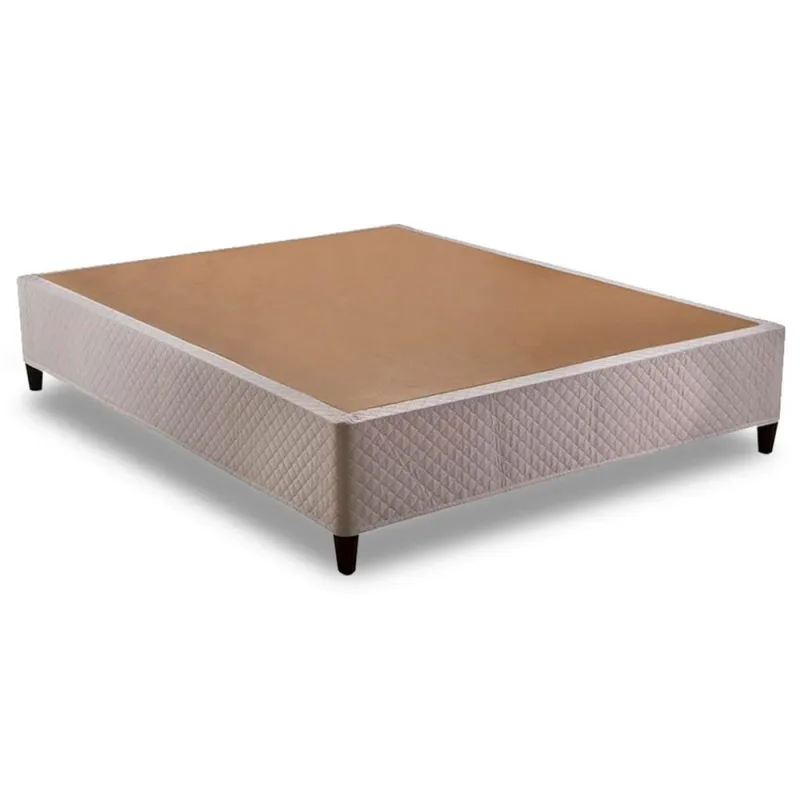 Cama Box Base Casal ClickBox Bordado White (138x188x28) - Herval - Não Disponível - Móveis