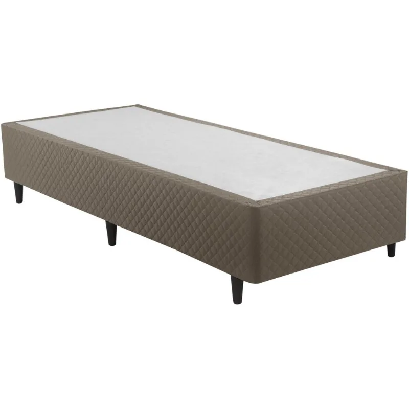 Base Box Solteiro Herval Idea 88x188x28cm Bege