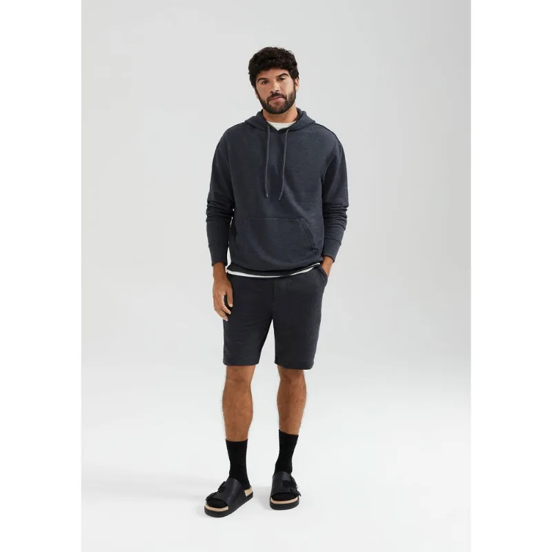 Bermuda Básica Masculina Reta Em Moletom - Cinza M