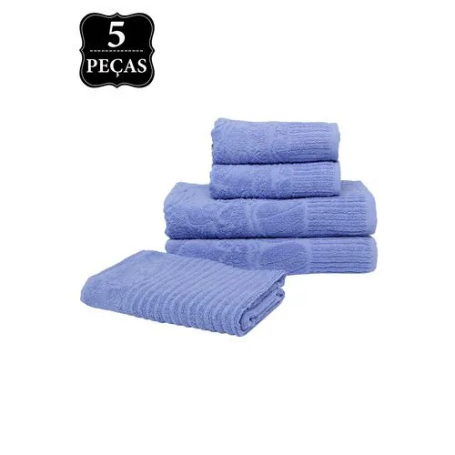 Jg.toalhas Buddemeyer 5pcs Carmel Cor 1246 - BUDDEMEYER