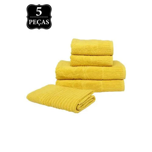 Jg.toalhas Buddemeyer 5pcs Carmel Cor 1429 - BUDDEMEYER