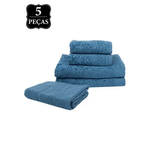 Jg.toalhas Buddemeyer 5pcs Mistica Cor 1213 - BUDDEMEYER - Higiene E Beleza
