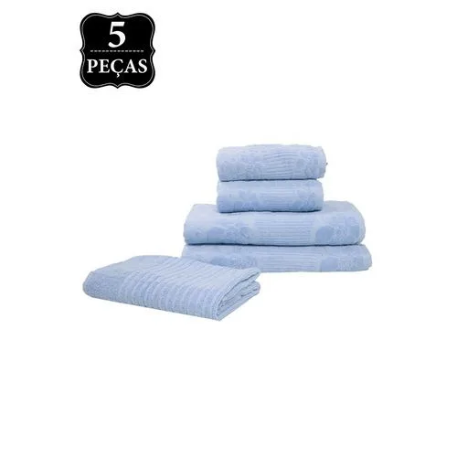 Jg.toalhas Buddemeyer 5pcs Lollipop Cor 1474 - BUDDEMEYER - Higiene E Beleza