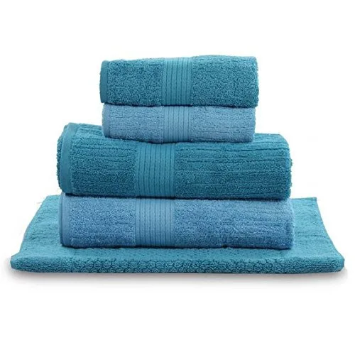 Jg.toalhas Buddemeyer 5pcs F.pent.canelado 1218 - BUDDEMEYER - Higiene E Beleza
