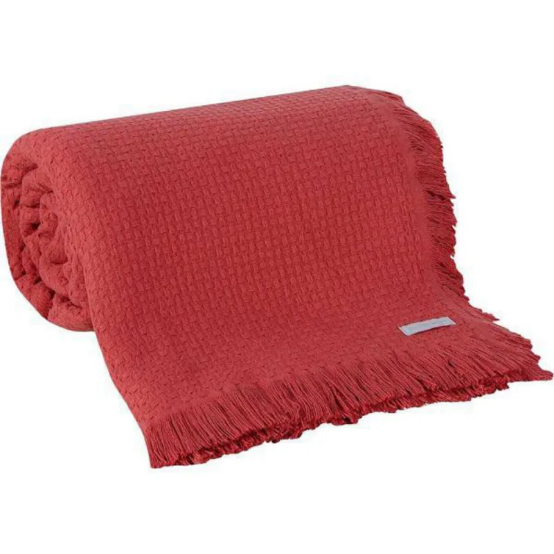 Colcha Buddemeyer King In Design Franja 2,30M X 2,80M Goiaba