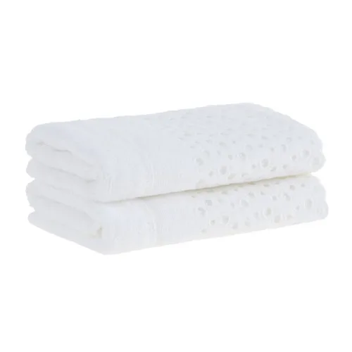 Toalha Buddemeyer Lavabo Princess C/aplic.branca - BUDDEMEYER