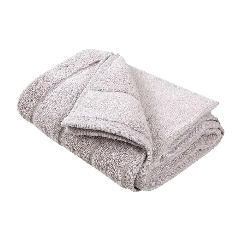 Toalha de Rosto 100% Algodão Cinza Dual Air Cotton Buddemeyer