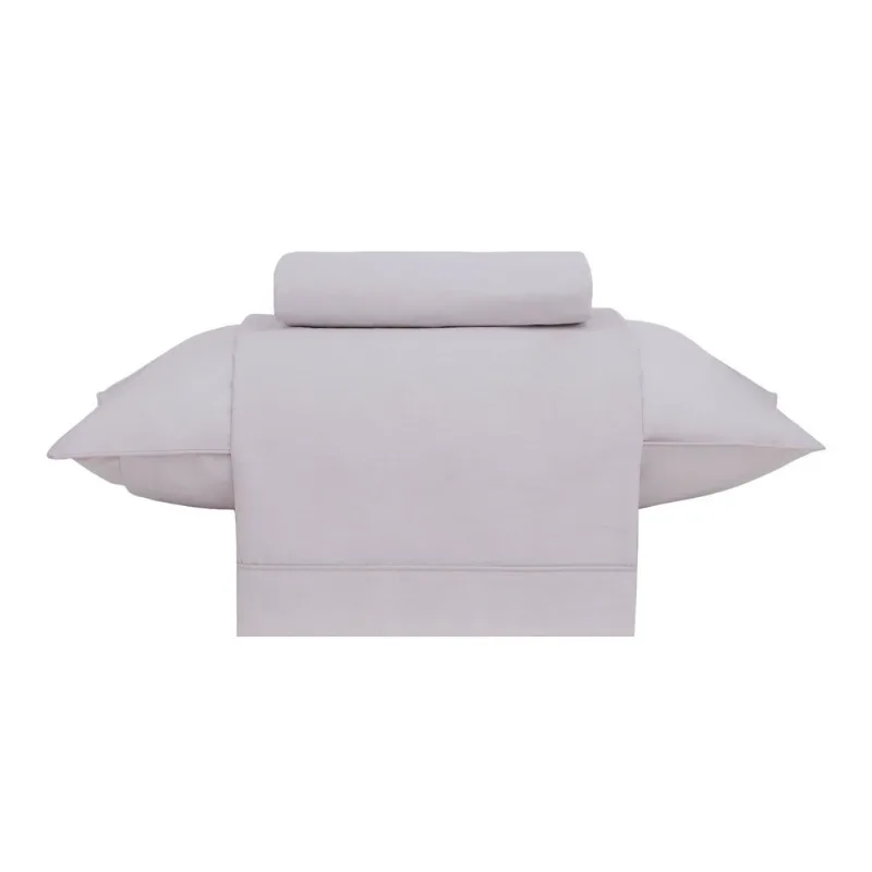 Jogo de Cama Solteiro Percal 180 Fios Buddemeyer Basic Percalle 100% Algodão Penteado Bege 3 peças