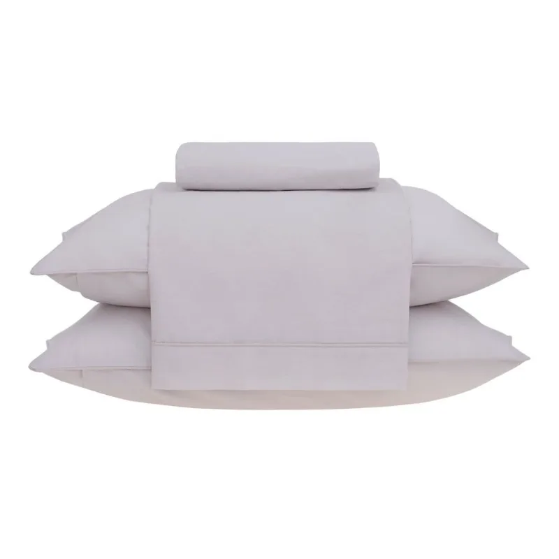 Jogo de Cama Queen Percal 180 Fios Buddemeyer Basic Percalle 100% Algodão Penteado Bege 4 peças