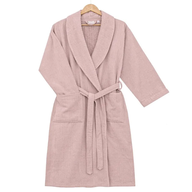 Roupao Stripes Mod.6100-7 Tam M Rosa/1327