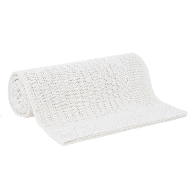 Manta 125x150cm Buddemeyer Tricot Taylor Kaki