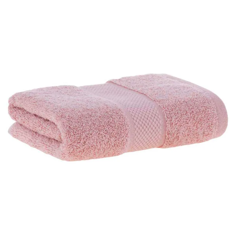 Toalha de Banho Buddemeyer Montserrat Rosa de Algodão 70cm x 135cm