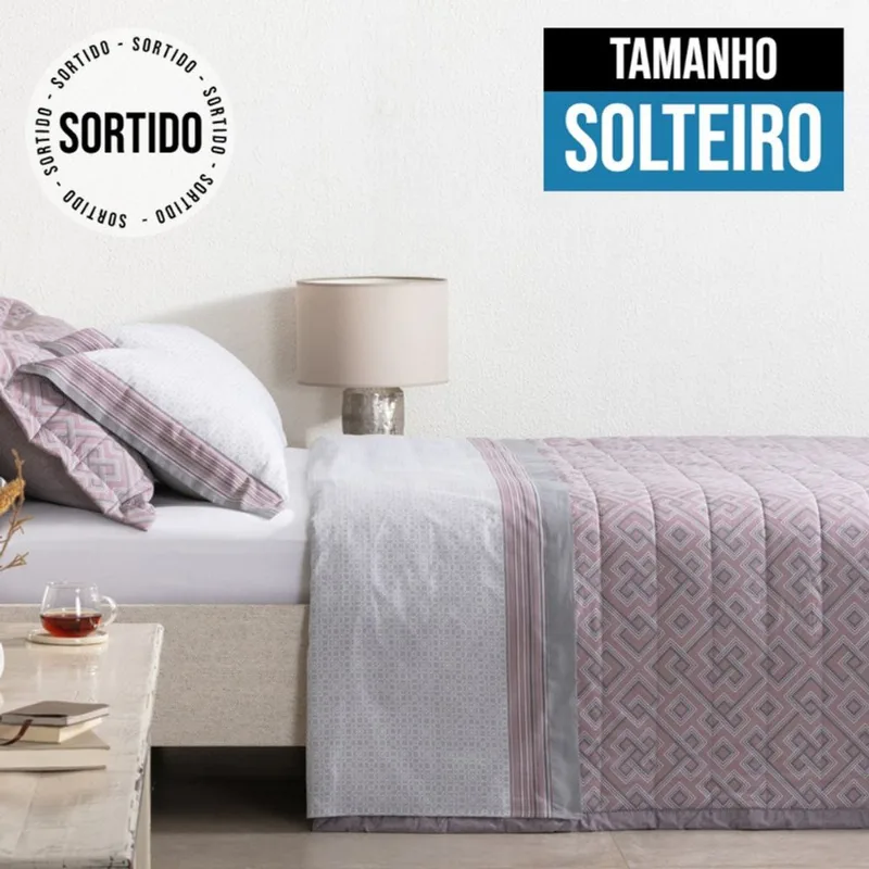 Jogo de Cama Percalle Solteiro Item Sortido Buddemeyer