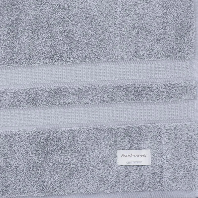 Toalha de Banho Gigante Egeo Cinza 16,5x41,5x30cm Buddemeyer