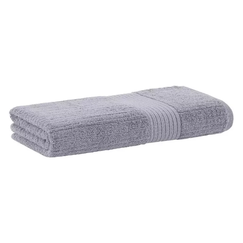 Toalha De Rosto Avulsa Buddemeyer Fio Penteado Cinza