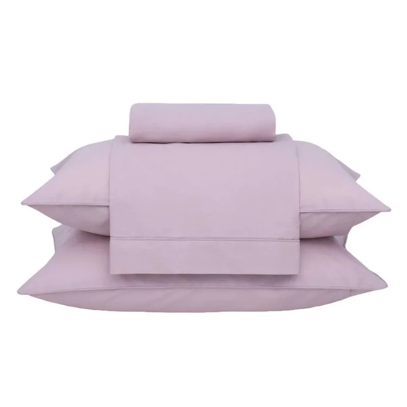 Jogo de Cama King Percal 180 Fios Buddemeyer Basic Percalle 4 Peças Rosa