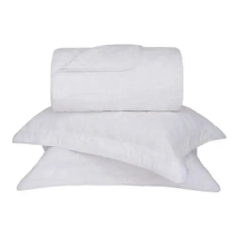 Jogo De Cama King 3 Peças Buddemeyer Hanna 290x250cm Branco (MP)