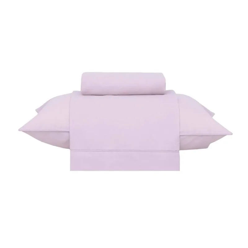 Jogo Cama Solteiro Basic Percalle Rosa 022 180 Fios Buddemeyer