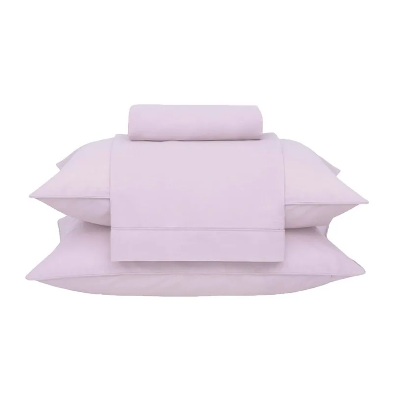 Jogo Cama S.King Basic Percalle Rosa 022 180 Fios Buddemeyer
