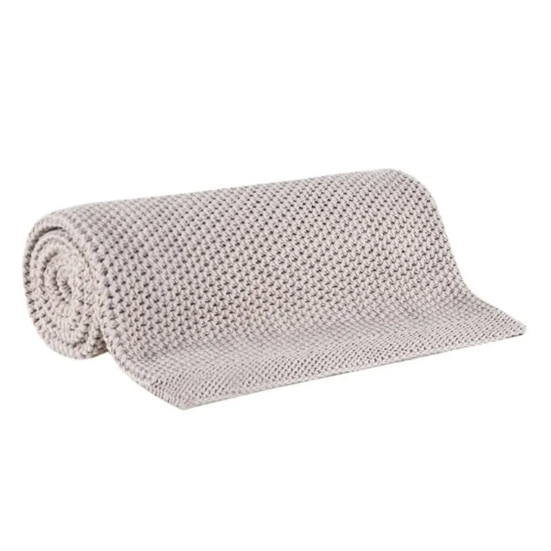 Manta Tricot Yves 125x150cm Bege Buddemeyer