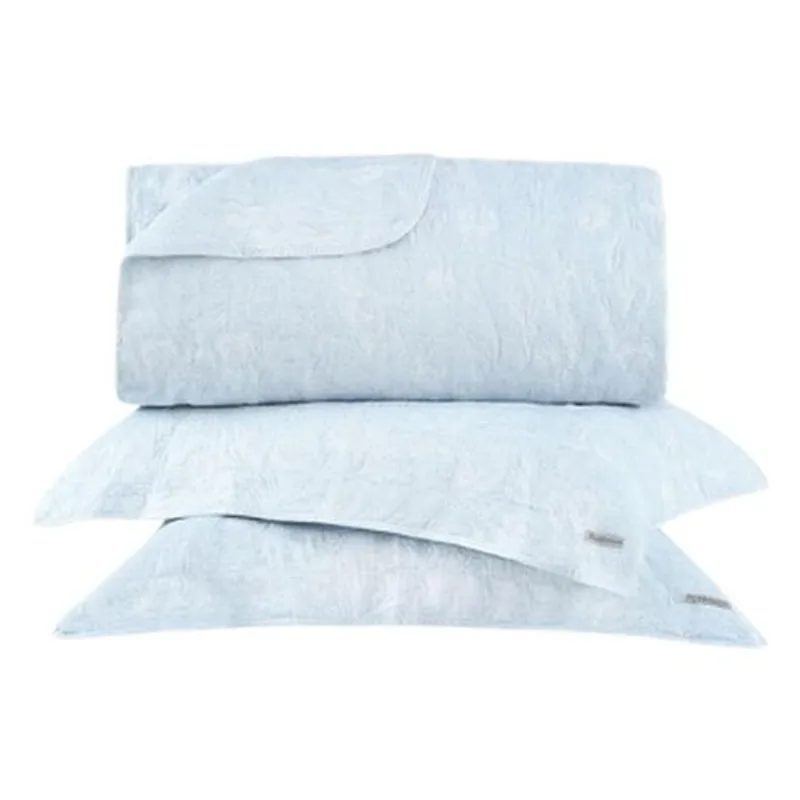 Jogo De Cama King 3 Peças Buddemeyer Hanna 290x250cm Azul (MP) - Buddemeyer