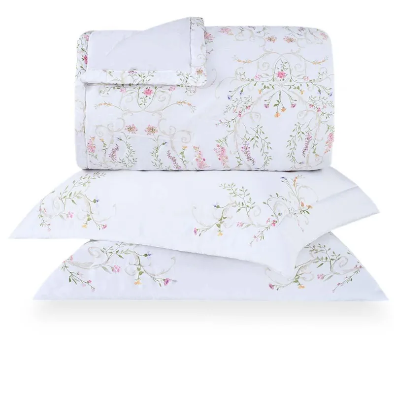 Colcha Queen 270 Fios Giovanella - Buddemeyer Estampada