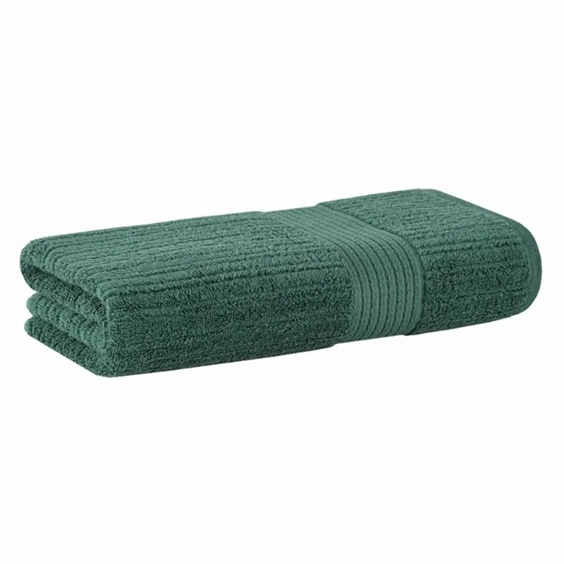 Toalha de Banho Fio Penteado Canelado 0,70 X 1,40 - Buddemeyer Verde Folha3074 - Buddemeyer