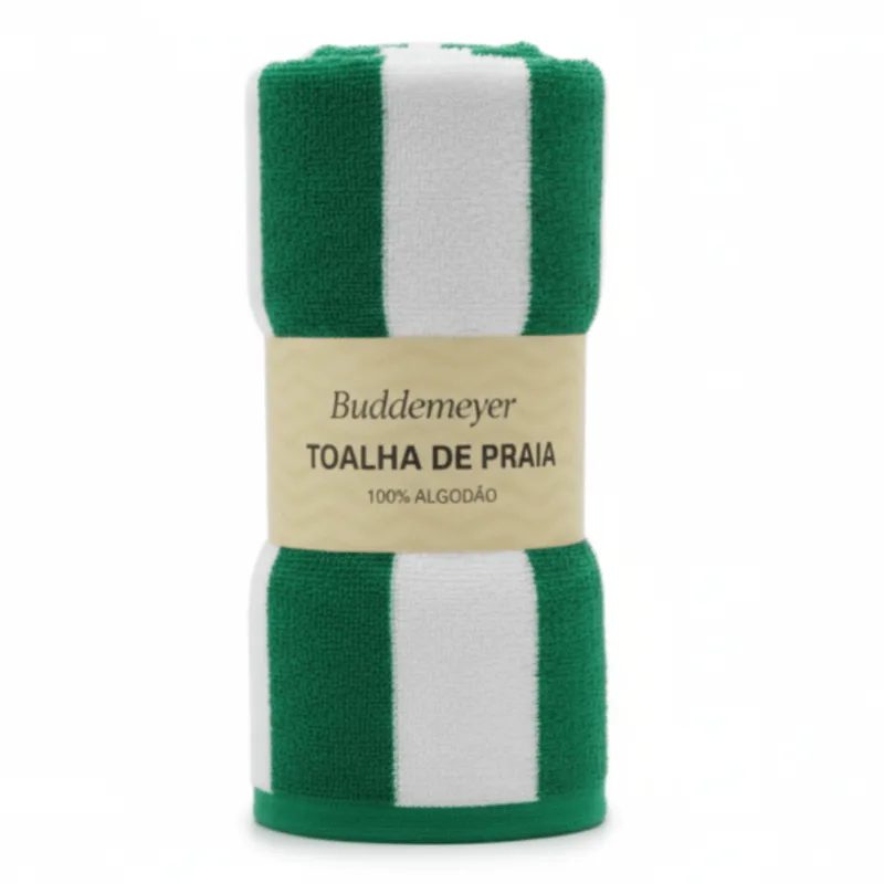 Toalha Praia Buddemeyer Capri 77x150 Verde