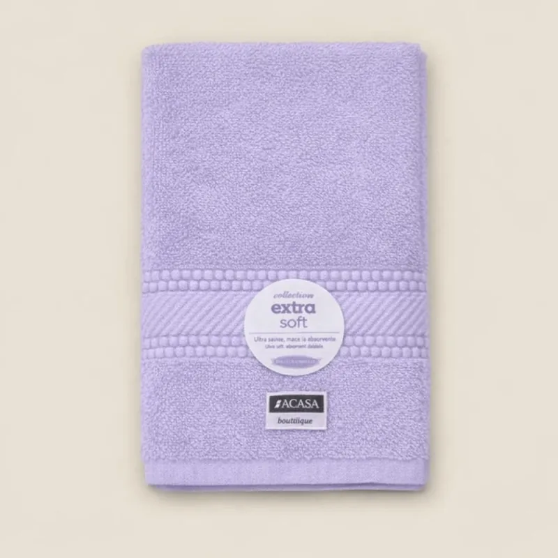 Toalha de Banho Amy 100% Algodão Lilás 70x135cm A\CASA Premium - A\CASA