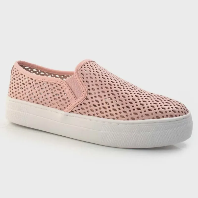 Tênis Iate Flatform Suzzara Rosa 32720