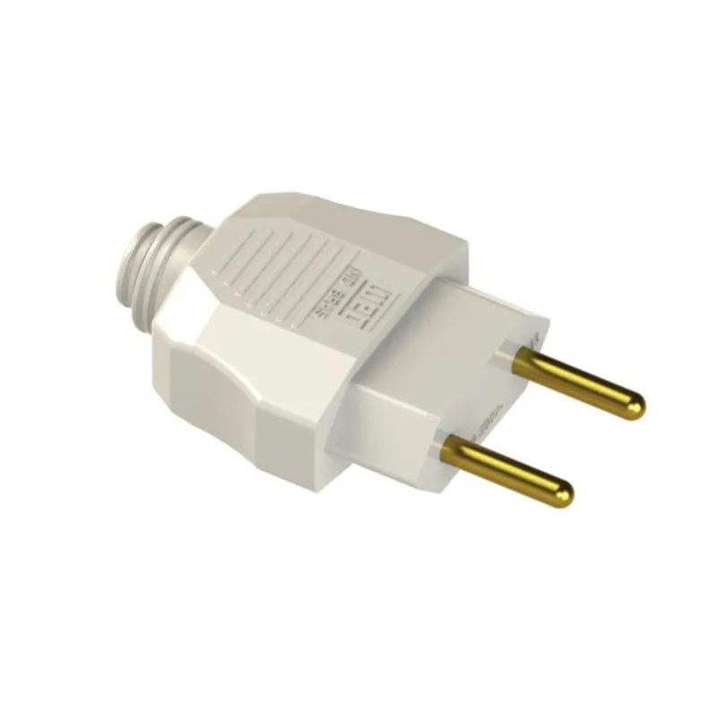 Plugue Macho 180º 2P 20A Branco Weg
