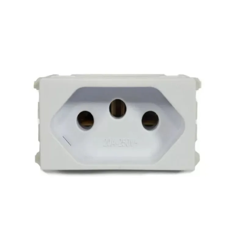 tomada 2p+t refinatto 20a weg branco 250v - 13799422