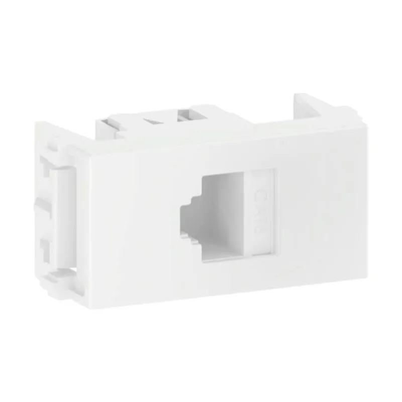 Módulo Tomada RJ45 CAT 6 Refinatto Weg Branco Peça