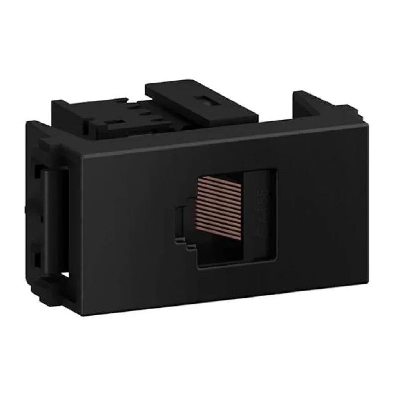 tomada rj45 cat 5e refinatto weg preto - 13799537