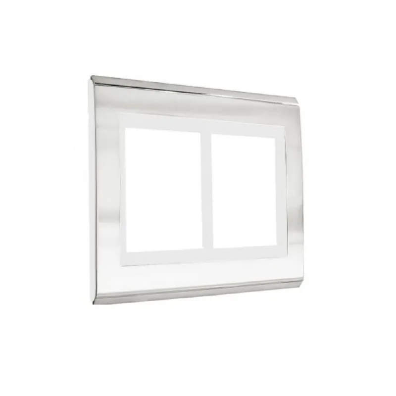 placa 6modulos cep refinatto 4x4 weg branco/prata - 13978579