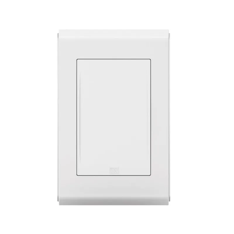 placa cega sty refinatto 4x2 weg branco - 14106749