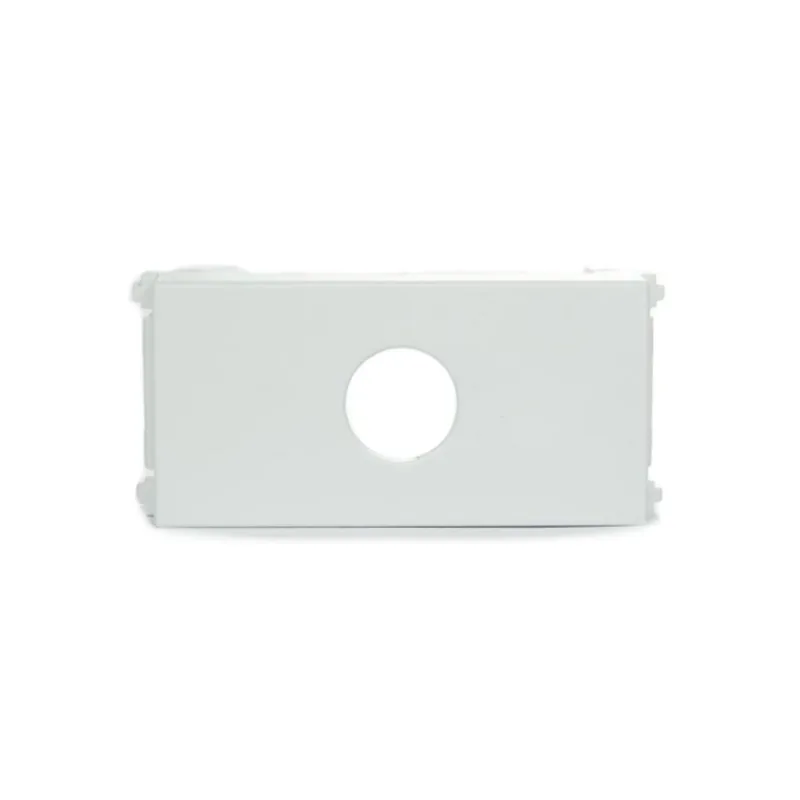 Módulo Tampo com Furo 9,5mm Refinatto Weg Branco com 2 Peças Kit