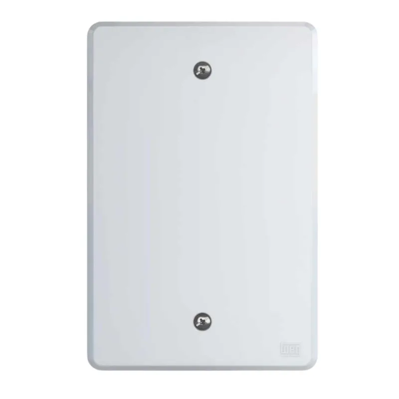 Placa Cega 4x2 sem Suporte Equille Weg Placa Cega 4x2 Branca Equille