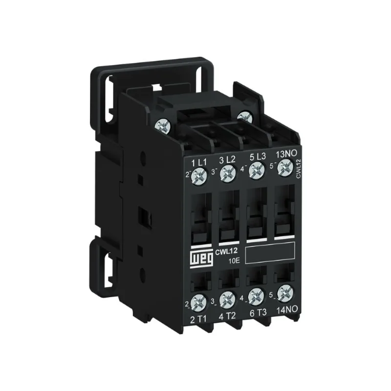 Contator Tripolar CWL 1NF Bobina 220V Weg Contator Tripolar CWL 1NF 12A Bobina 220V Weg