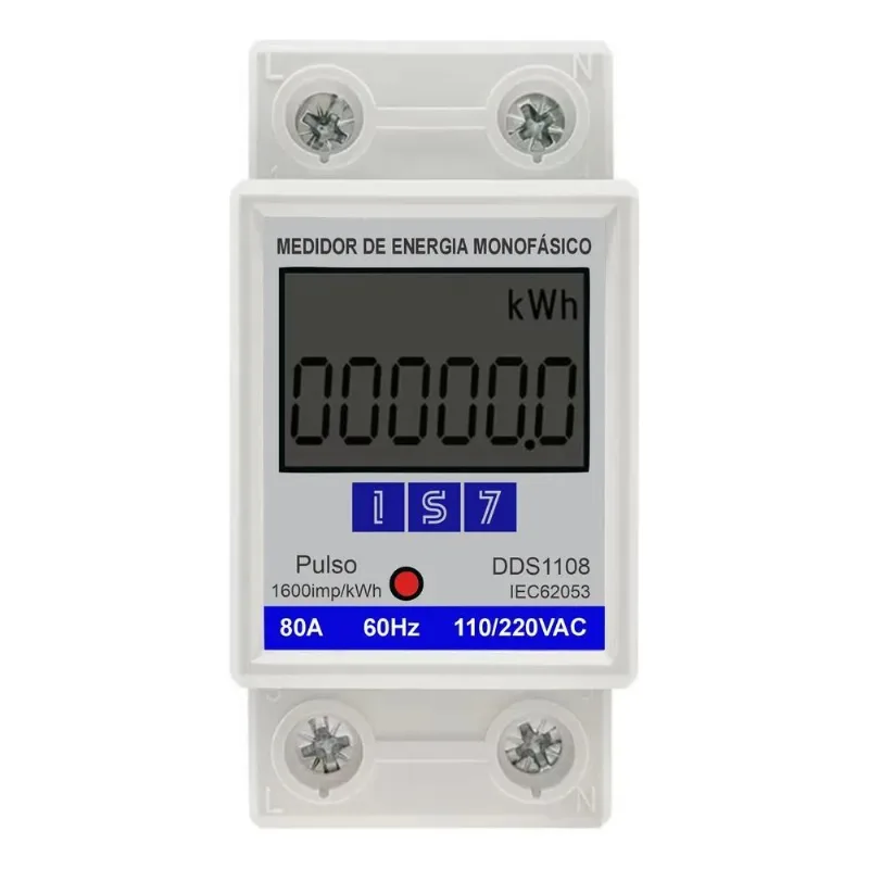 Medidor Consumo De Energia Monofásico 80a 220v