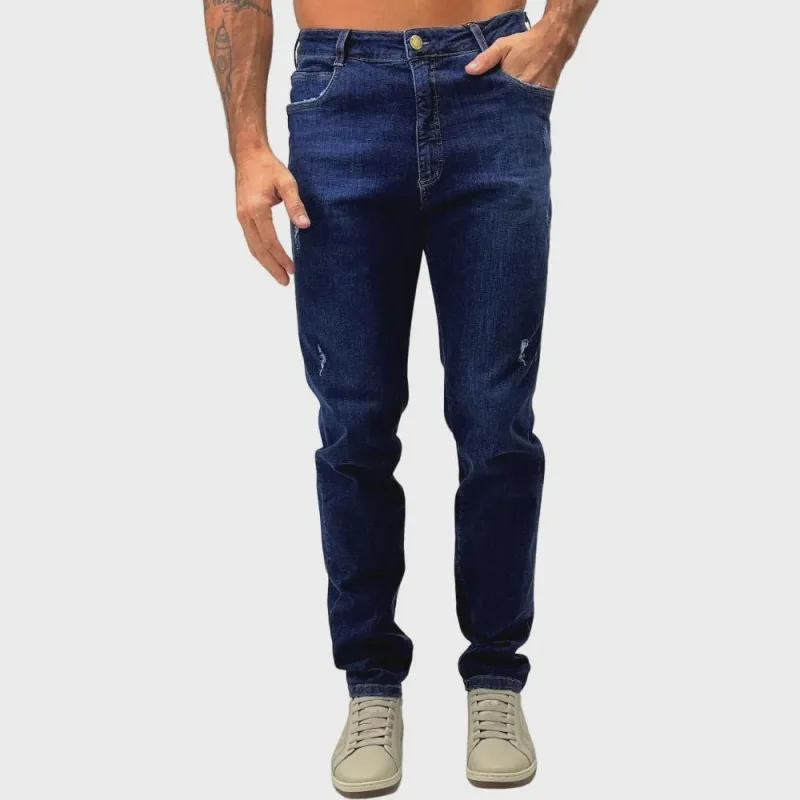 Calça Daksul Jeans Slim Masculina - Não Disponível - Moda