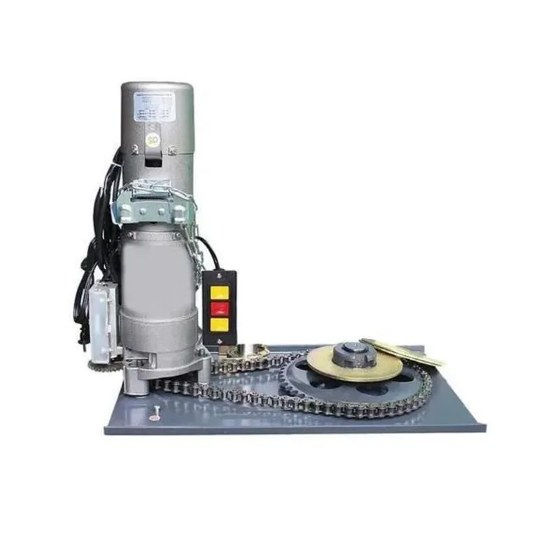 Kit Motor Porta De Enrolar Portas Aco Até 200kgs Recep 02 Tx