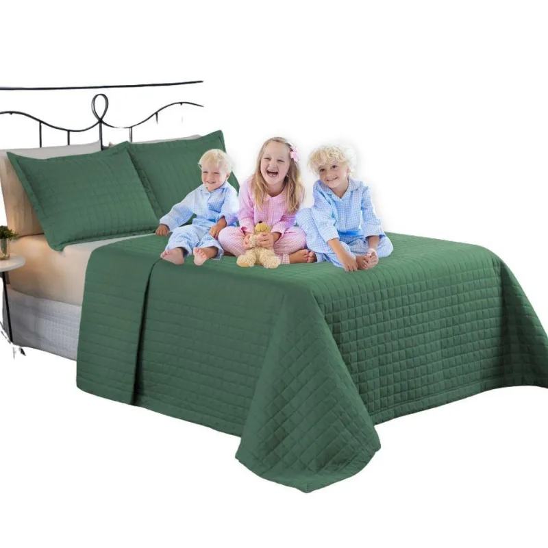Kit Cobre Leito Casal Matelado Copacabana Dupla Face 3 Peças