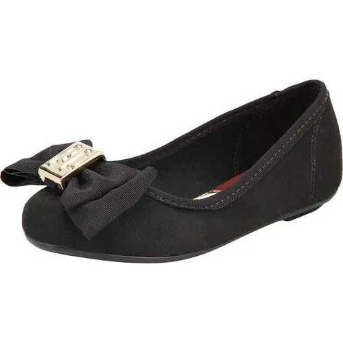 Sapatilha Inf Molequinha 29 Preto Camurca Flex - PRETO - Bazar