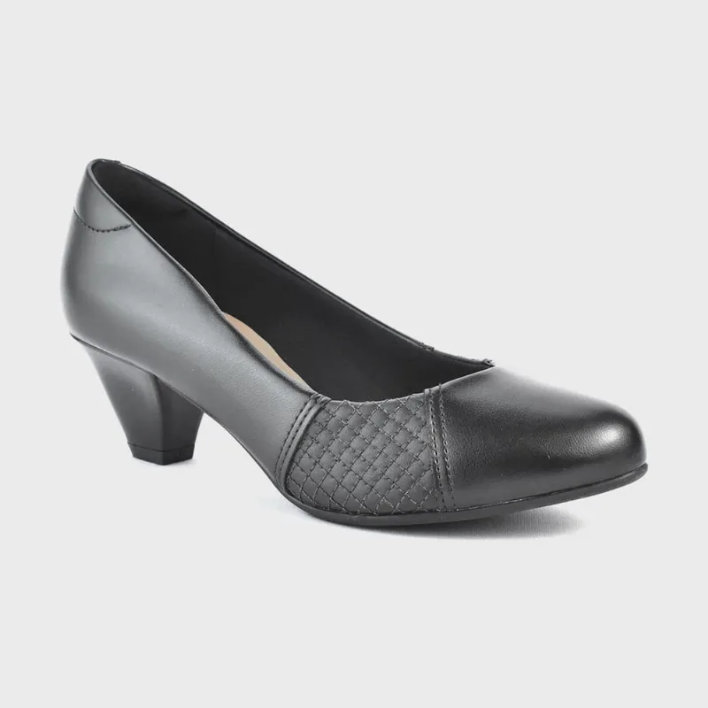 Sapato Modare Casual Joanetes Salto Grosso Baixo Feminino preto