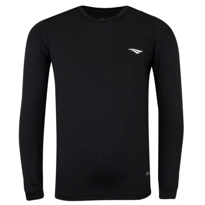 Camiseta Penalty Skin Manga Longa 076 Juvenil 10 / Preto
