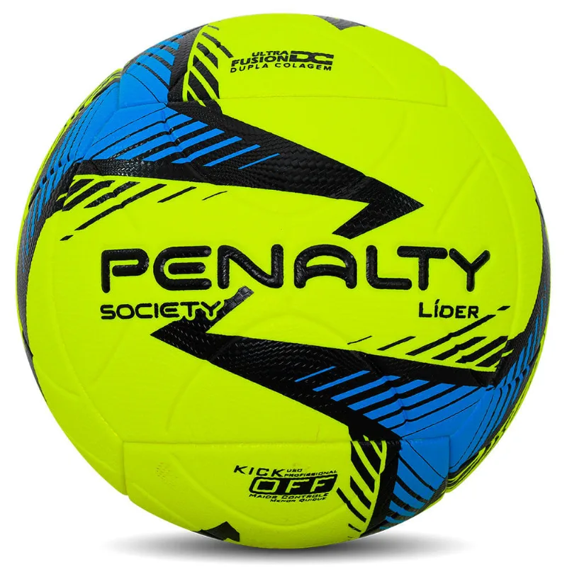 Bola de Futebol - Society - Penalty - Lider XXIV - Amarelo - Cambuci - Penalty