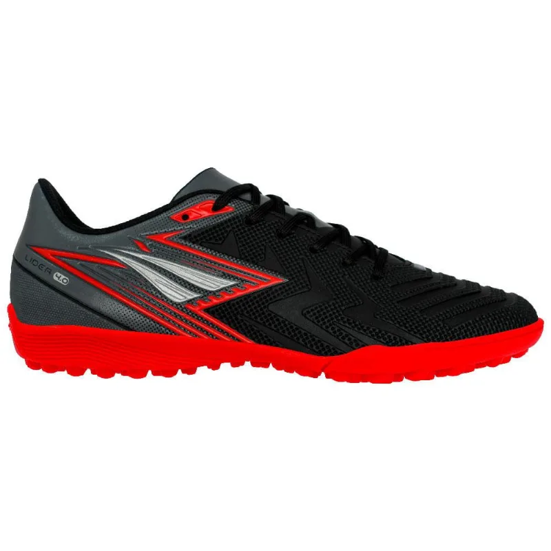 Chuteira Penalty Society Lider Y-4 Preto/vermelho/prata 032